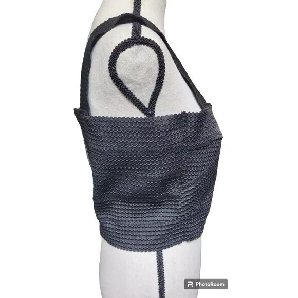 Charlotte Russe Bandage Wrap Top Black Size XL - Picture 3 of 8